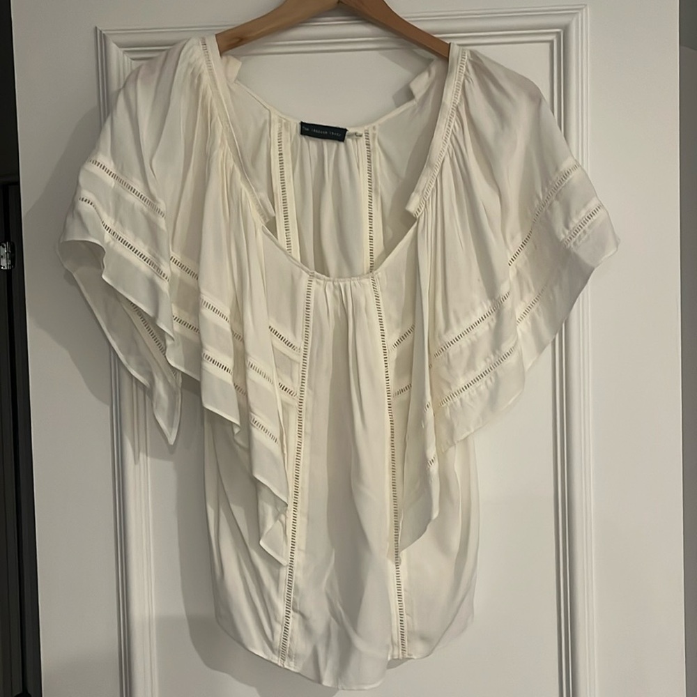 The Addison Story - Size Large - Women’s White Blouse